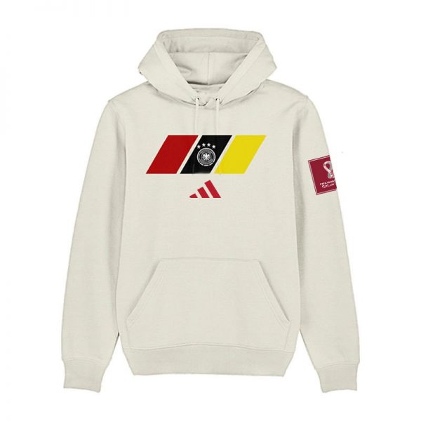 Men Germany FIFA World Cup Soccer Hoodie Cream