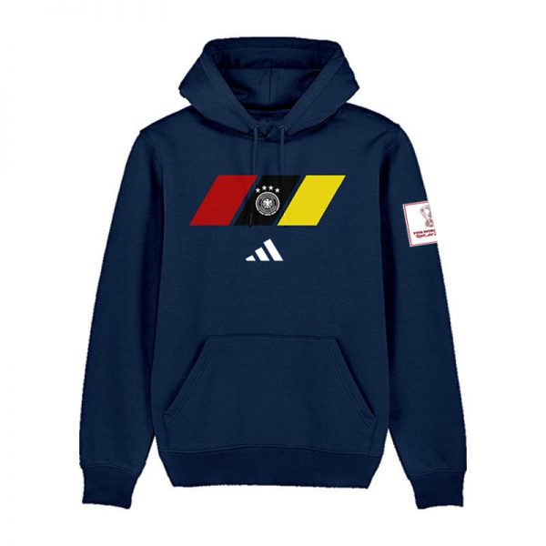 Men Germany FIFA World Cup Soccer Hoodie Navy