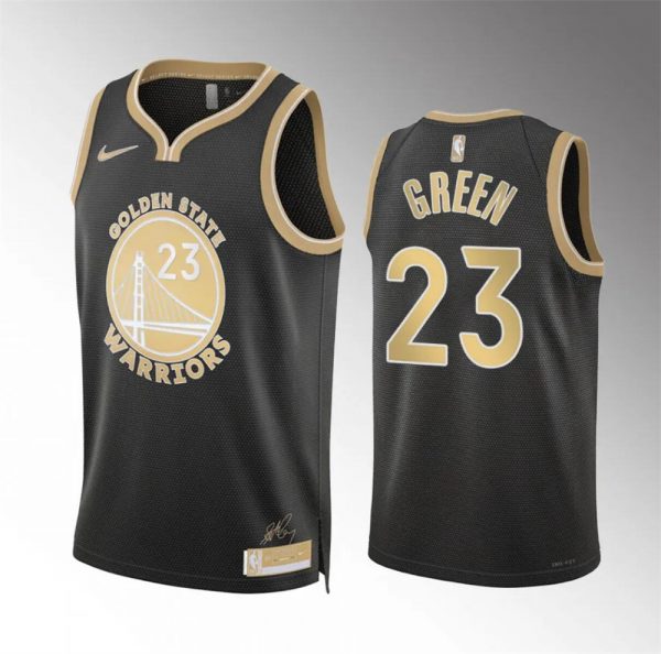 Men Golden State Warriors #23 Draymond Green Black 2024 Select Series Stitched Basketball Jersey