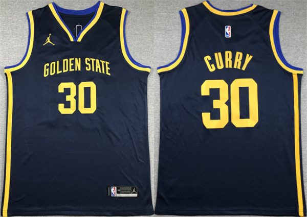 Men Golden State Warriors #30 Stephen Curry Black Stitched Basketball Jersey