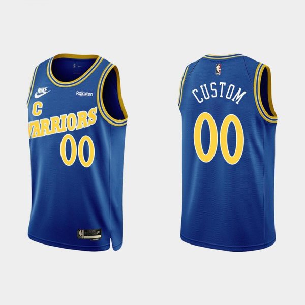 Golden State Warriors Active Player Custom 2022 Classic Edition Royal Stitched Basketball Jersey
