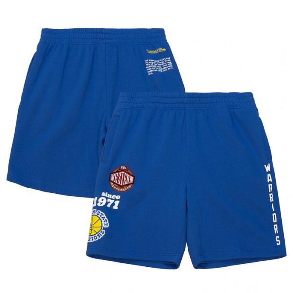 Men Golden State Warriors Royal Shorts 002