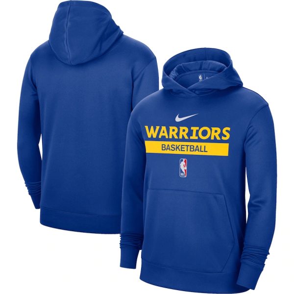 Men Golden State Warriors Royal Spotlight Fleece Overhead Hoodie