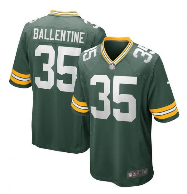 Men Green Bay Packers #35 Corey Ballentine Green Stitched Game Jersey