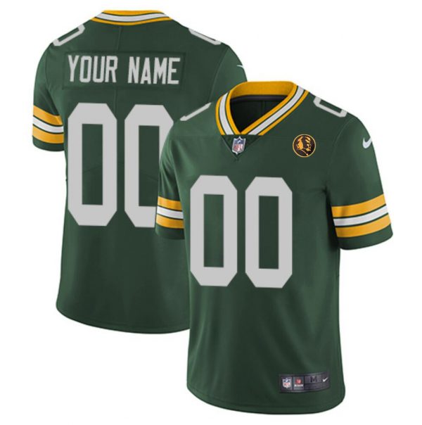Green Bay Packers Active Player Custom Green With John Madden Patch Vapor Limited Stitched Football Jersey