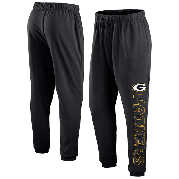 Men Green Bay Packers Black From Tracking Sweatpants