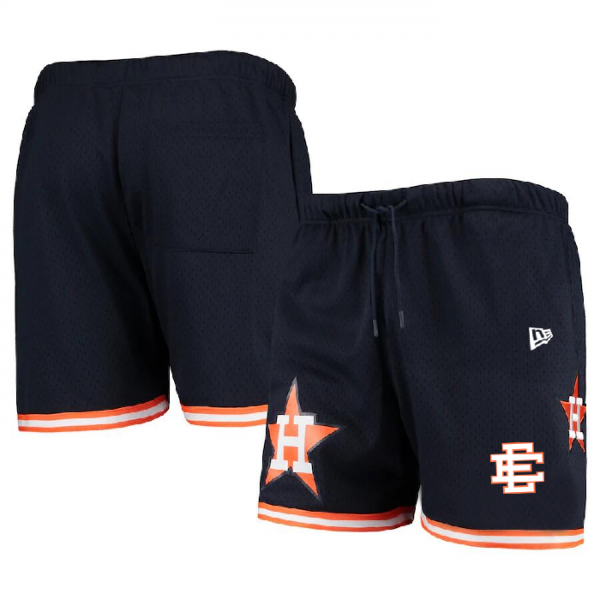 Men Houston Astros Navy Mesh Shorts