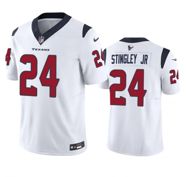 Men Houston Texans #24 Derek Stingley Jr. White 2023 F.U.S.E Vapor Untouchable Stitched Football Jersey