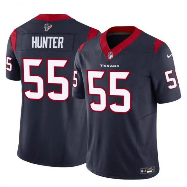 Men Houston Texans #55 Danielle Hunter Navy 2024 F.U.S.E 2023 F.U.S.E Vapor Untouchable Stitched Football Jersey