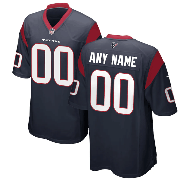 Houston Texans Active Player Custom Navy Stitched Game Jersey