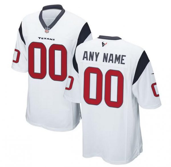 Houston Texans Active Player Custom White Stitched Game Jersey