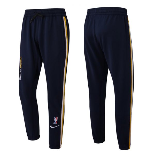 Men Indiana Pacers Navy Performance Showtime Basketball Pants