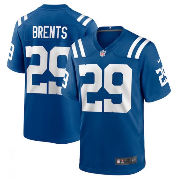 Men Indianapolis Colts #29 JuJu Brents Blue Stitched Football Game Jersey