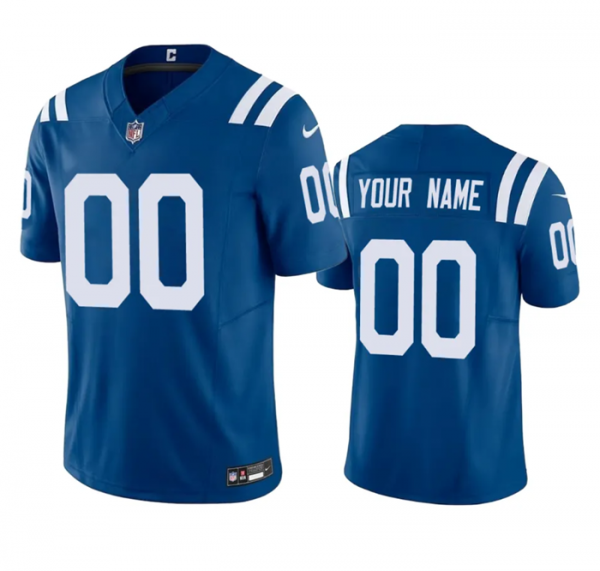 Indianapolis Colts Active Player Custom Blue 2023 F.U.S.E Vapor Untouchable Stitched Football Jersey