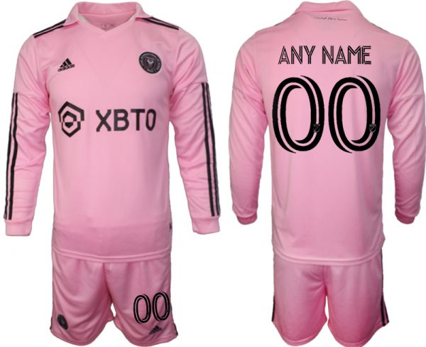Inter Miami CF Custom 2023/24 Pink Home Soccer Jersey Suit