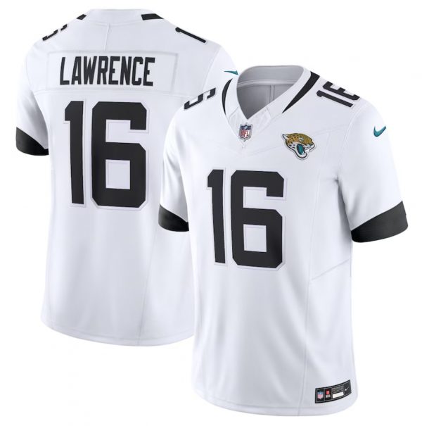 Men Jacksonville Jaguars #16 Trevor Lawrence White 2023 F.U.S.E Vapor Untouchable Limited Stitched Jersey