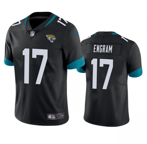 Men Jacksonville Jaguars #17 Evan Engram Black Vapor Untouchable Limited Stitched Jersey