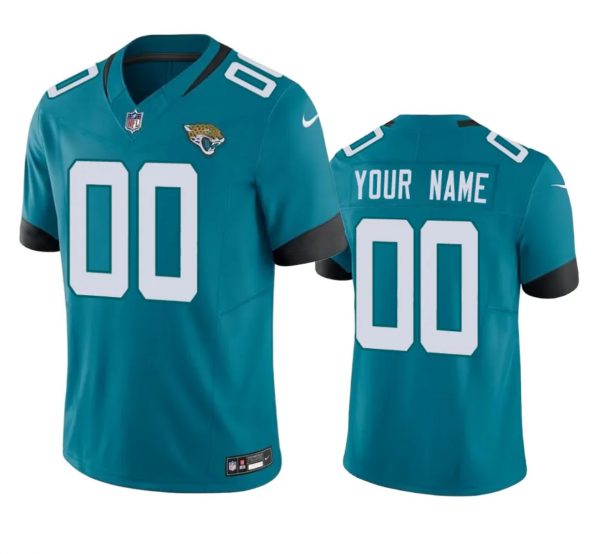 Jacksonville Jaguars Active Player Custom Teal 2023 F.U.S.E Alternate Vapor Untouchable Limited Stitched Football Jersey