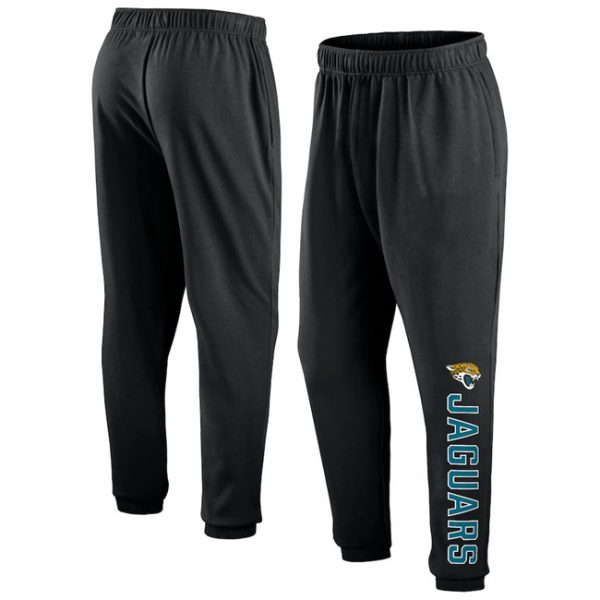 Men Jacksonville Jaguars Black Chop Block Fleece Sweatpants
