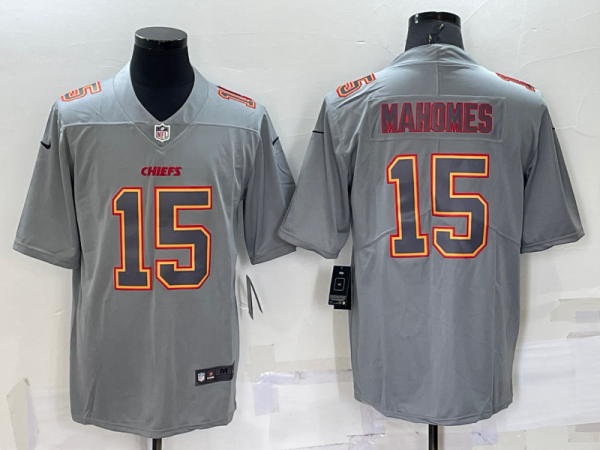 Men Kansas City Chiefs #15 Patrick Mahomes Atmosphere Fashion Stitched Jersey
