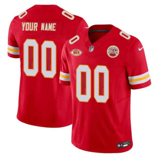 Kansas City Chiefs Active Player Custom Red 2023 F.U.S.E. Vapor Untouchable Limited Stitched Football Jersey