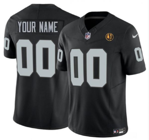 Las Vegas Raiders Active Player Custom Black 2023 F.U.S.E. With John Madden Patch Vapor Limited Stitched Football Jersey