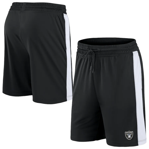 Men Las Vegas Raiders Black Performance Shorts