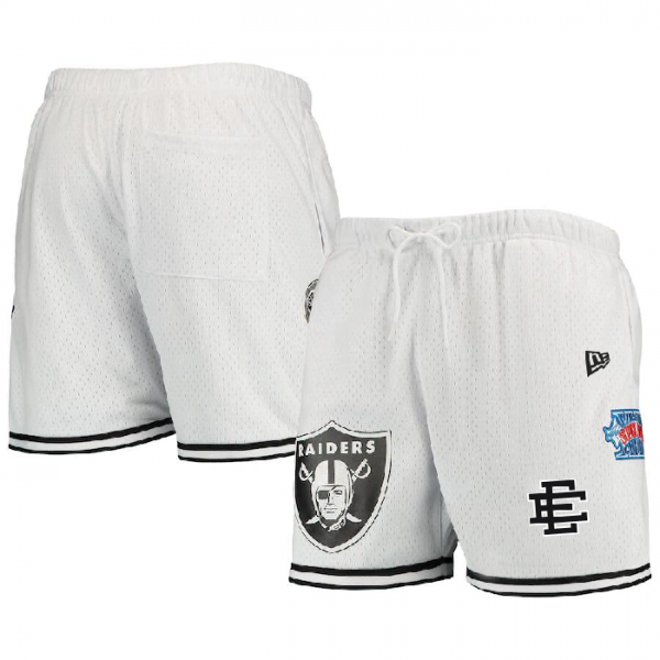 Men Las Vegas Raiders Pro White/Black Shorts
