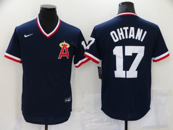 Los Angeles Angels Active Player Custom Navy Cool Base Stitched Baseball Jersey