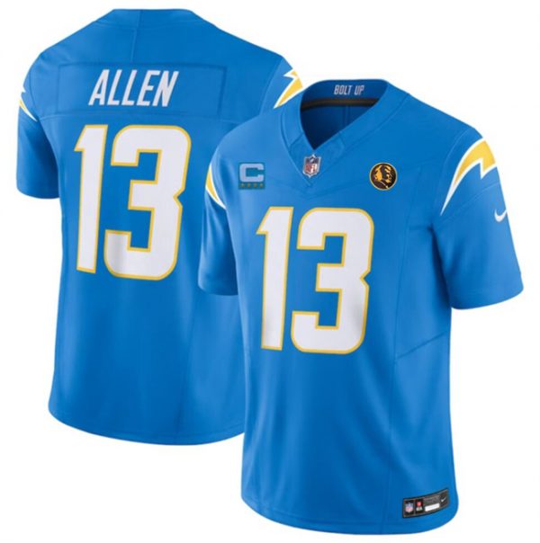 Men Los Angeles Chargers #13 Keenan Allen Light Blue 2023 F.U.S.E. With John Madden Patch Vapor Limited Stitched Football Jersey
