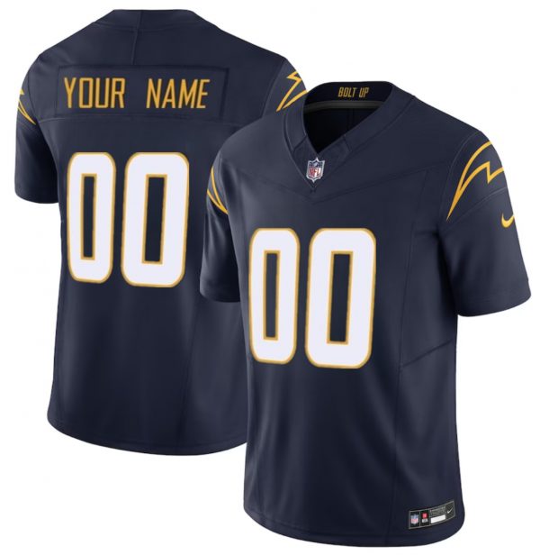 Los Angeles Chargers Active Player Custom Navy 2023 F.U.S.E. Vapor Untouchable Limited Stitched Football Jersey