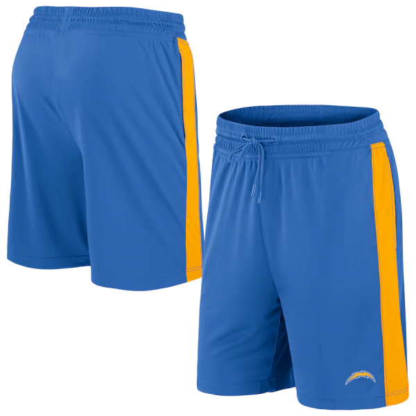 Men Los Angeles Chargers Blue Performance Shorts