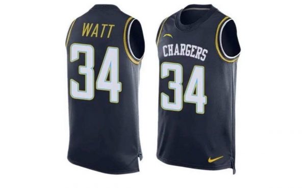 Los Angeles Chargers Customized Navy Blue jersey