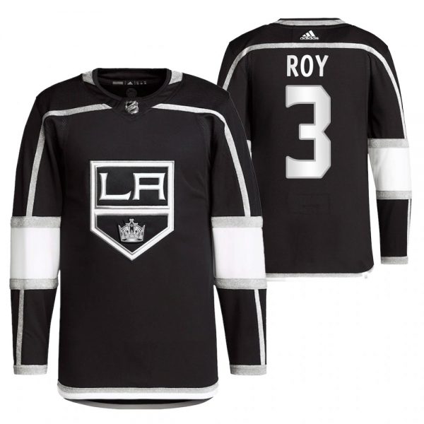 Men Los Angeles Kings #3 Matt Roy Black Stitched Jersey