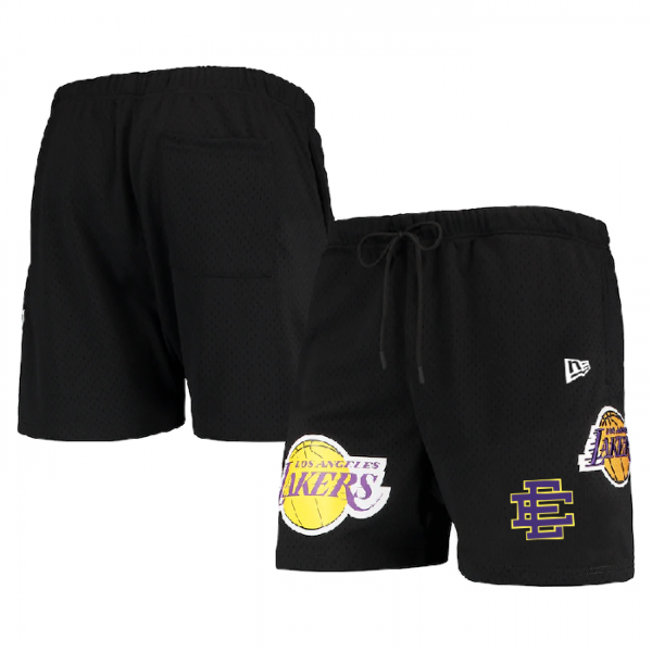 Men Los Angeles Lakers Black Shorts