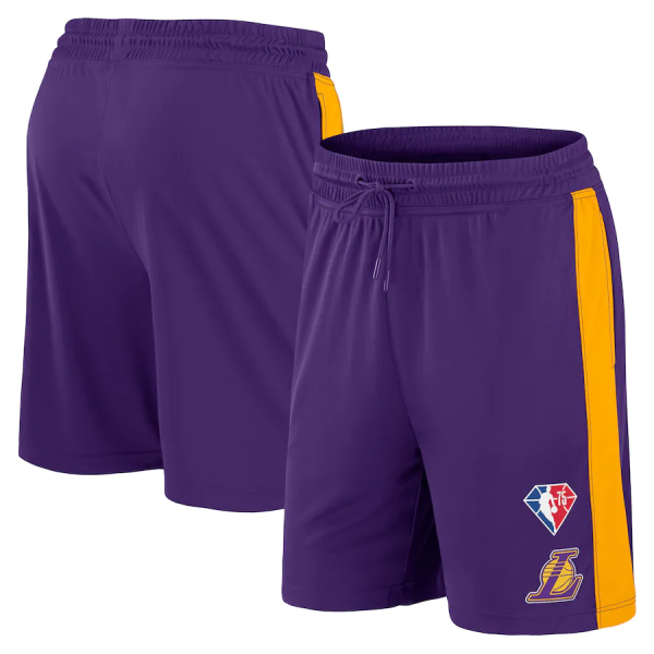 Men Los Angeles Lakers Purple Shorts