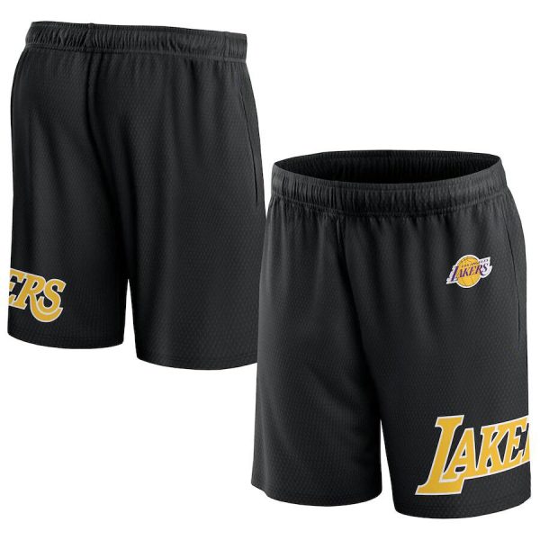 Men Los Angeles Lakers Royal Free Throw Mesh Shorts