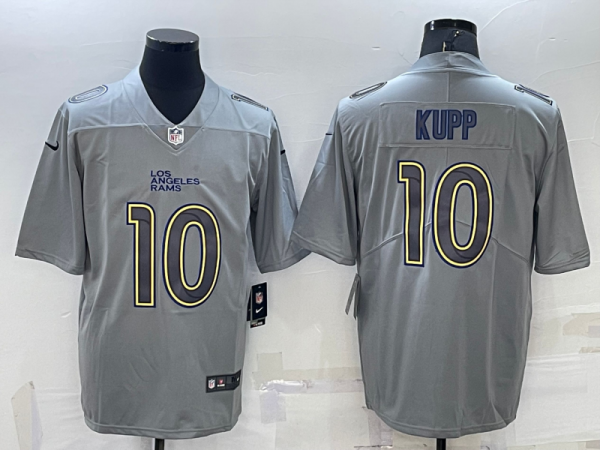 Men Los Angeles Rams #10 Cooper Kupp Grey Atmosphere Fashion Stitched Jersey