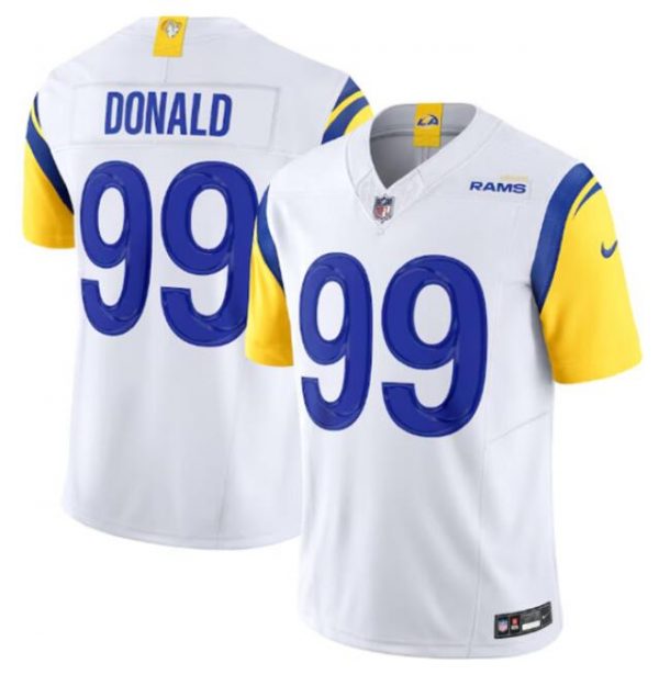 Los Angeles Rams ACTIVE PLAYER Custom White 2023 F.U.S.E. Vapor Untouchable Limited Stitched Jersey