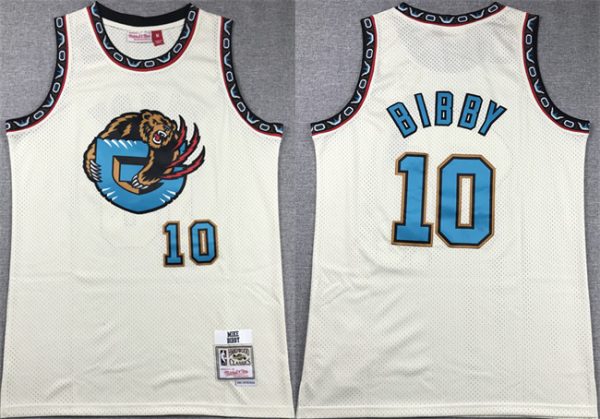 Men Memphis Grizzlies #10 Mike Bibby Turquoise White Stitched Jersey