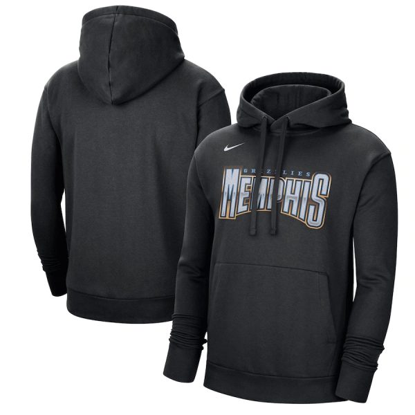 Men Memphis Grizzlies Black 2022/23 City Edition Essential Pullover Hoodie