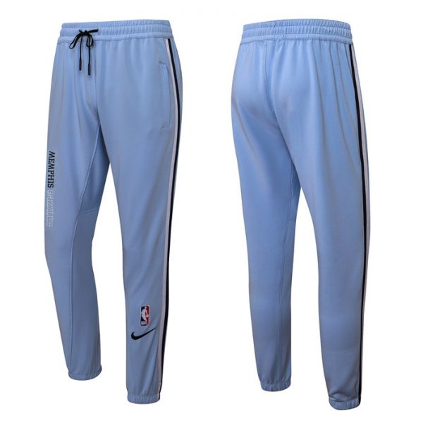 Men Memphis Grizzlies Blue Performance Showtime Basketball Pants
