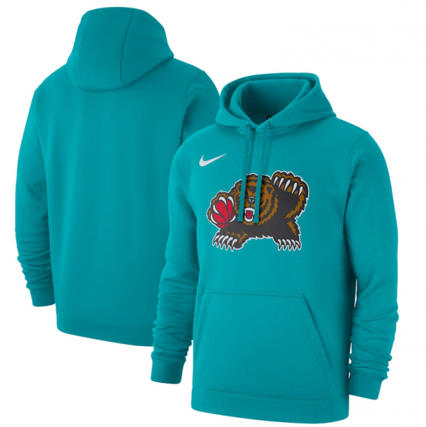 Men Memphis Grizzlies Teal Pullover Hoodie