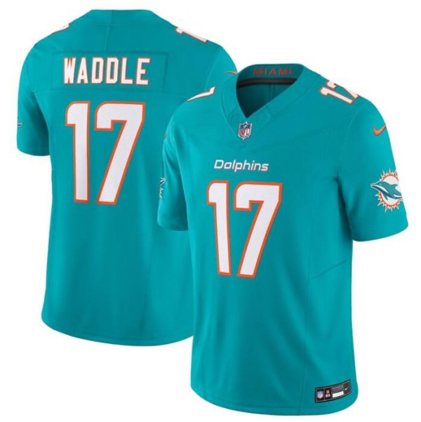 Miami Dolphins ACTIVE PLAYER Custom Aqua 2023 F.U.S.E Vapor Limited Stitched Jersey