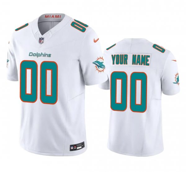 Miami Dolphins Active Player Custom White 2023 F.U.S.E Alternate Vapor Untouchable Limited Stitched Football Jersey