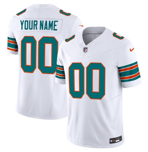 Miami Dolphins Active Player Custom White 2023 F.U.S.E Alternate Vapor Untouchable Limited Stitched Football Jersey