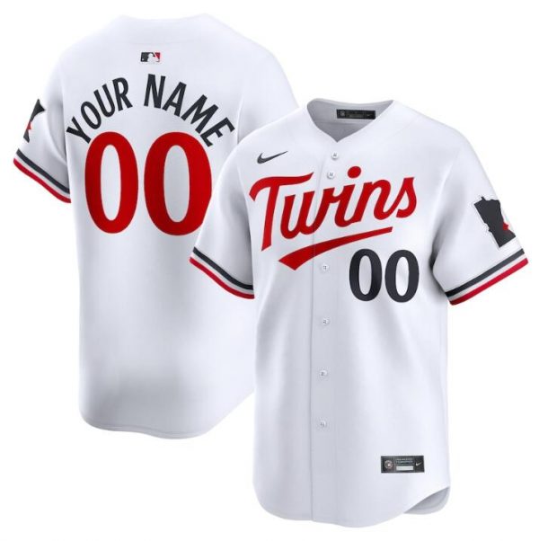 Minnesota Twins ACTIVE PLAYER Custom 2024 Home Limited Stitched Baseball Jersey