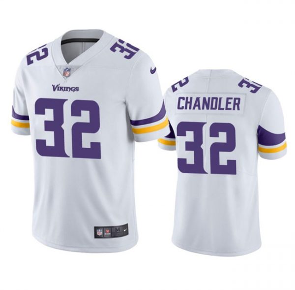 Men Minnesota Vikings #32 Ty Chandler White 2023 F.U.S.E. Vapor Untouchable Limited Stitched Jersey