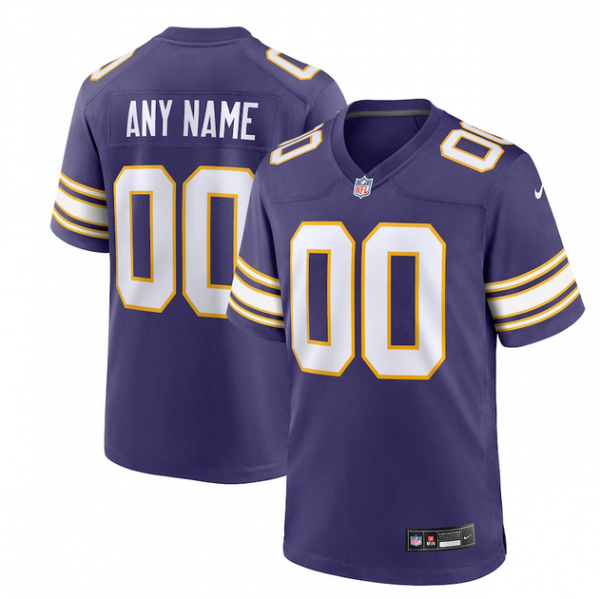 Minnesota Vikings Active Player Custom Purple 2023 Limited Stitched Jersey