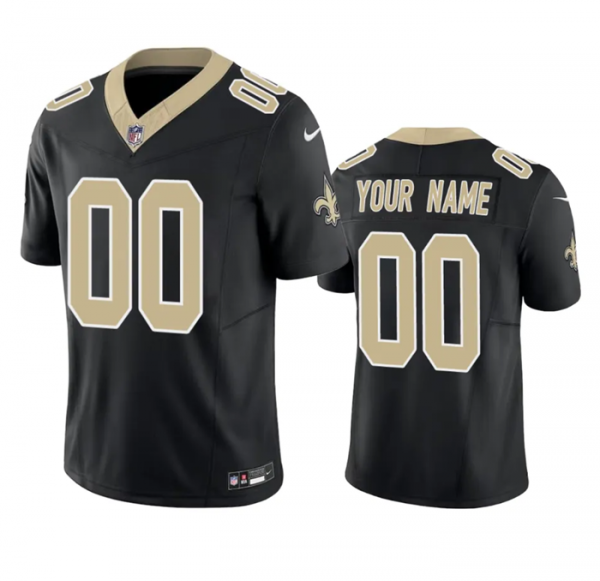 New Orleans Saints Active Player Custom Black 2023 F.U.S.E. Vapor Untouchable Limited Stitched Jersey